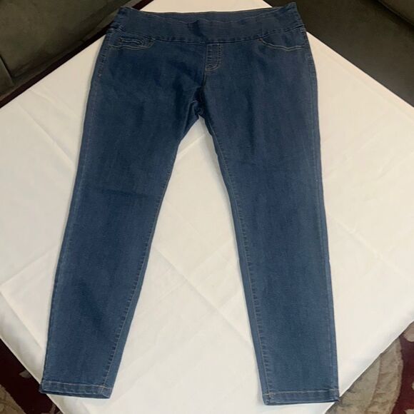 HUE Stretch Blue Women's Jeans Size XL - Picture 1 of 9
